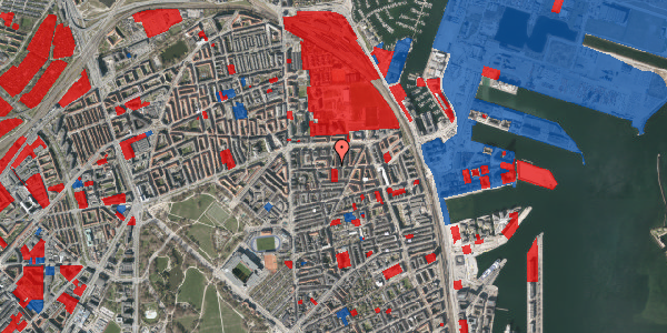 Jordforureningskort på Vordingborggade 25, 2100 København Ø