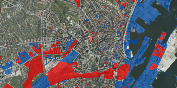 Jordforureningskort på Vester Allé 14E, 8000 Aarhus C