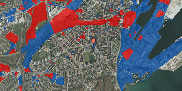 Jordforureningskort på Ingerslevs Boulevard 2K, 8000 Aarhus C