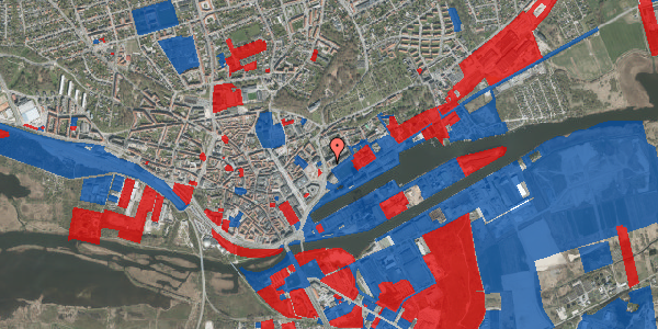 Jordforureningskort på Rosenørnsgade 6, st. , 8900 Randers C