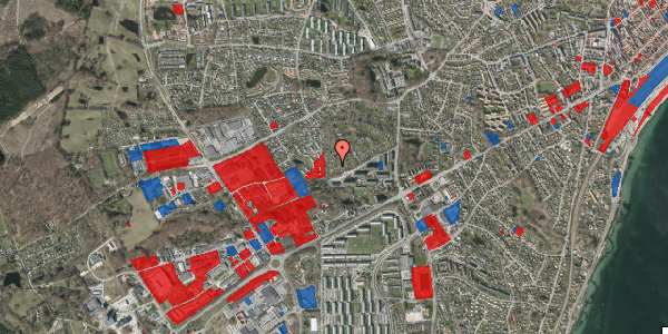 Jordforureningskort på Lathyrusvej 43, 3000 Helsingør