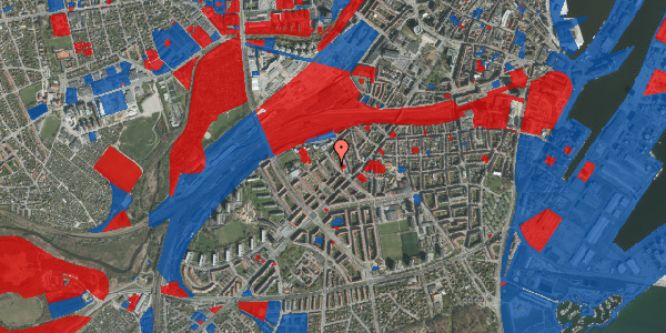 Jordforureningskort på Hedemannsgade 5, 1. tv, 8000 Aarhus C