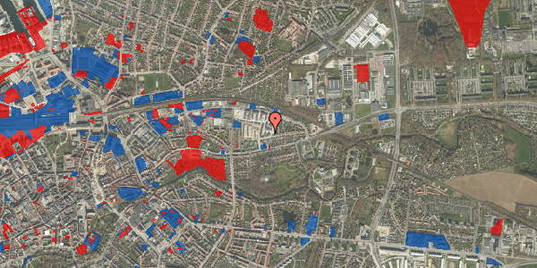 Jordforureningskort på Østerlunden 55B, 5000 Odense C