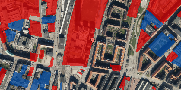 Jordforureningskort på Borgmestervangen 13, 2. 3, 2200 København N