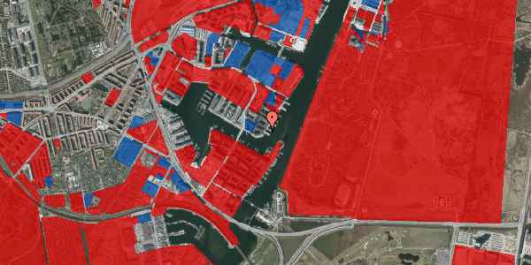 Jordforureningskort på Teglholmens Østkaj 12, 1. th, 2450 København SV