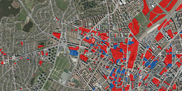 Jordforureningskort på Theklavej 48, 2400 København NV