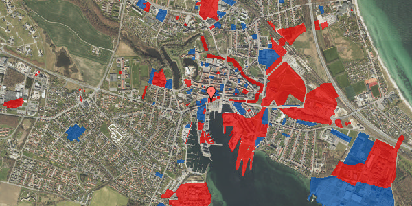 Jordforureningskort på Strandvejen 6, 5800 Nyborg