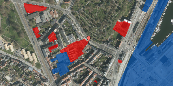 Jordforureningskort på Østboulevarden 9, 8000 Aarhus C