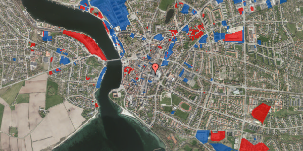 Jordforureningskort på Østergade 10, 4. th, 6400 Sønderborg