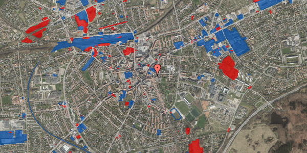 Jordforureningskort på Skovsøgade 9, 4200 Slagelse