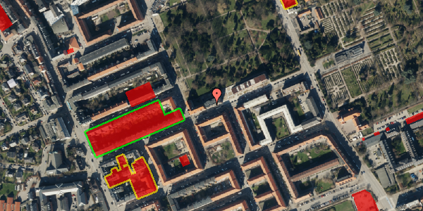 Jordforureningskort på Tycho Brahes Allé 35, 2300 København S