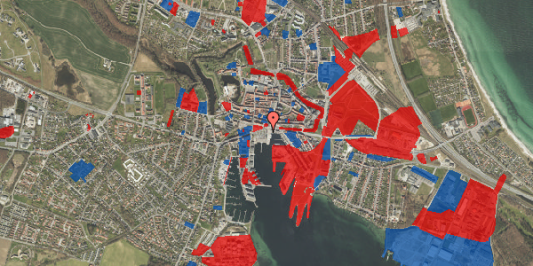 Jordforureningskort på Vesterhavnen 3, 5800 Nyborg