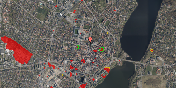 Jordforureningskort på Fælledvej 1, 2. 47, 8800 Viborg