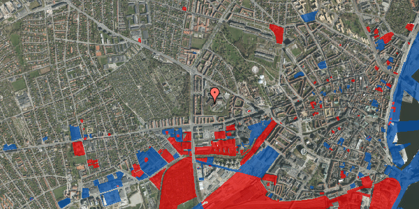 Jordforureningskort på Tage-Hansens Gade 14B, 8000 Aarhus C