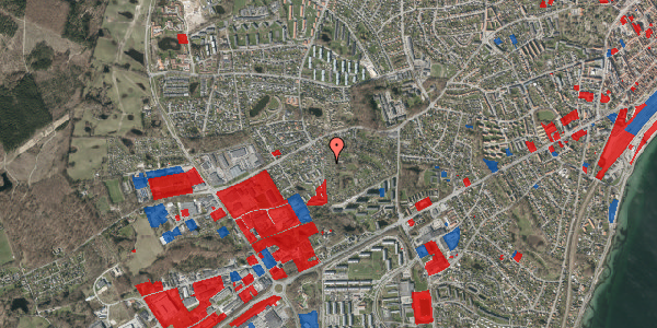 Jordforureningskort på Lathyrusvej 22, 3000 Helsingør