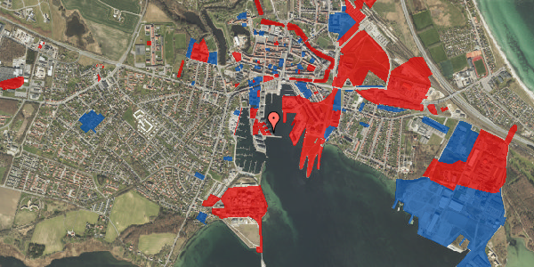 Jordforureningskort på Vesterhavnen 19, 5800 Nyborg