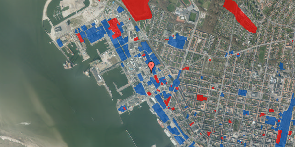 Jordforureningskort på Vesterhavsgade 129, 6700 Esbjerg