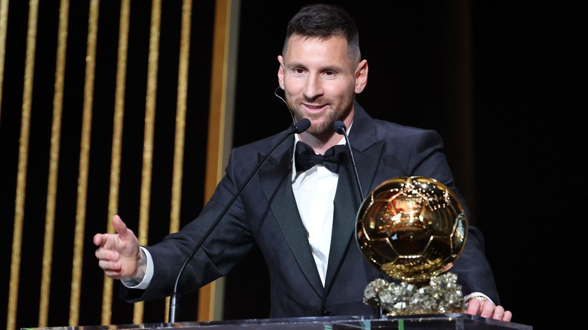 sokapro-Messi was crowned winner of the Ballon d'Or  for the eighth time which is football's most prestigious individual award. 