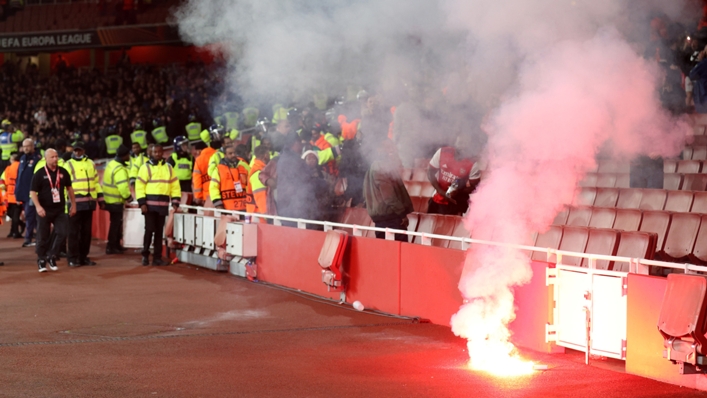 sokapro-PSV hit with fine and ticket ban after fan chaos at Arsenal