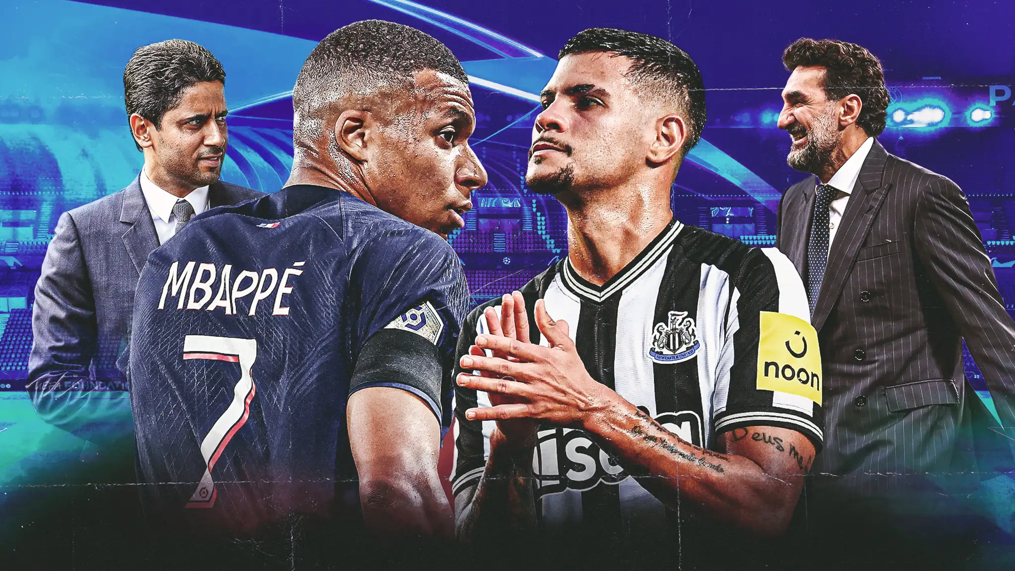 sokapro-Middle East battle for supremacy?  Newcastle takes on PSG at the St. James Park in the Champions League tonight in what is seen to be more of a Saudi Arabia versus Qatar boardroom war