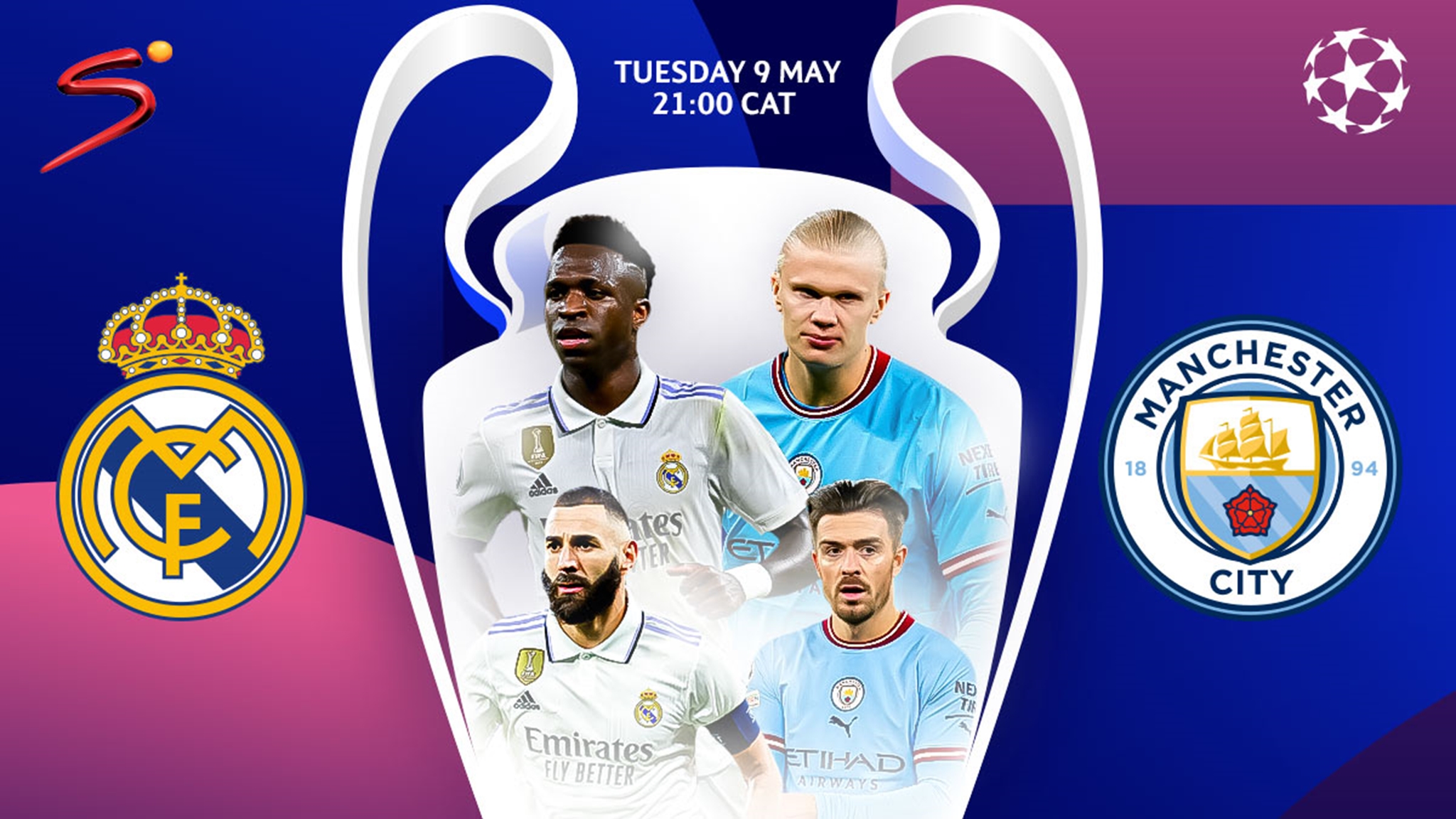 Manchester City X Real Madrid, Champions League