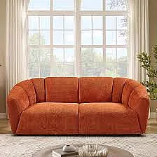 Dark Brown Leather Sofa
