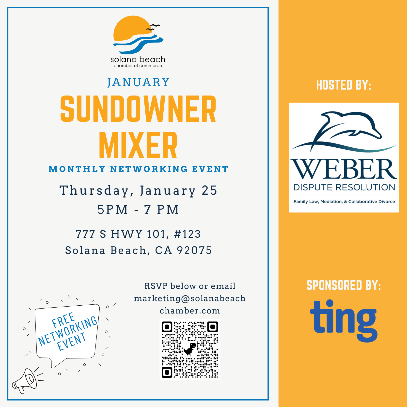 January 2024 Sundowner Mixer Flyer