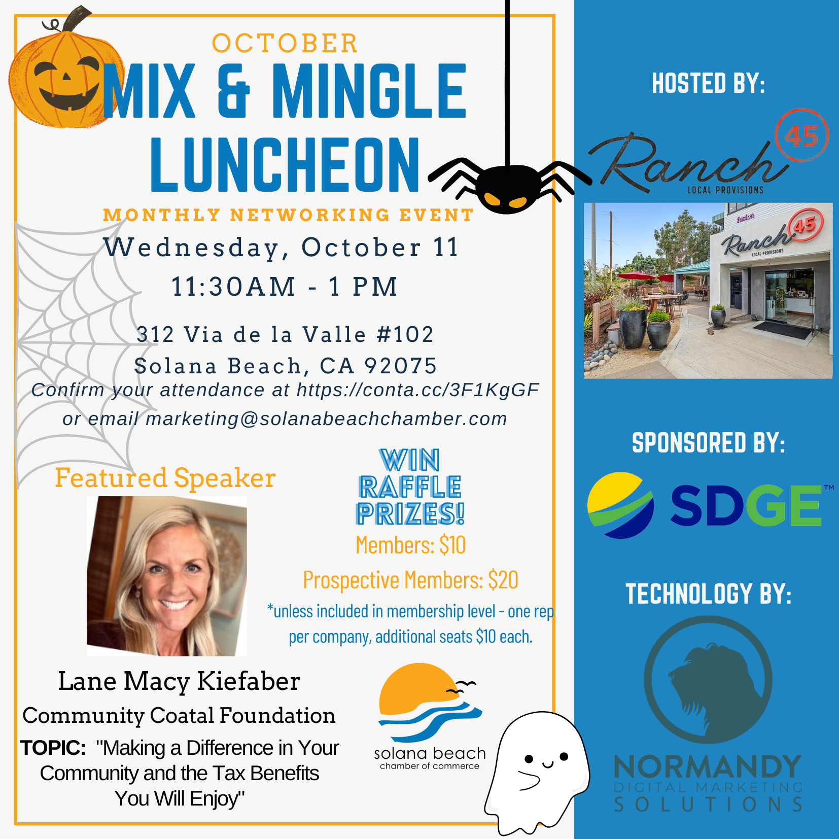 October'23 Luncheon Flyer (Halloween)