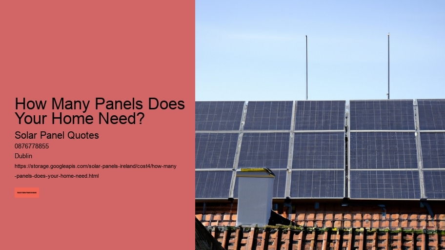 How Many Panels Does Your Home Need?