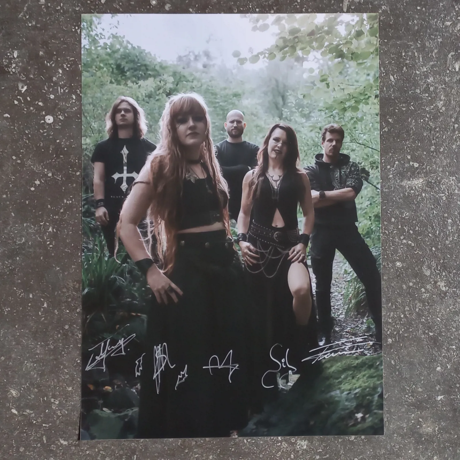 Solarcycles Bandphoto A4 [signed by Solarcycles]