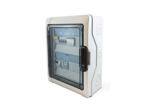 SecSun - Quadri Elettrici - Quadro Unico box AC/DC 1 stringa monofase
Misure del quadro 340 x 432 x 161 mm (BxHxP)