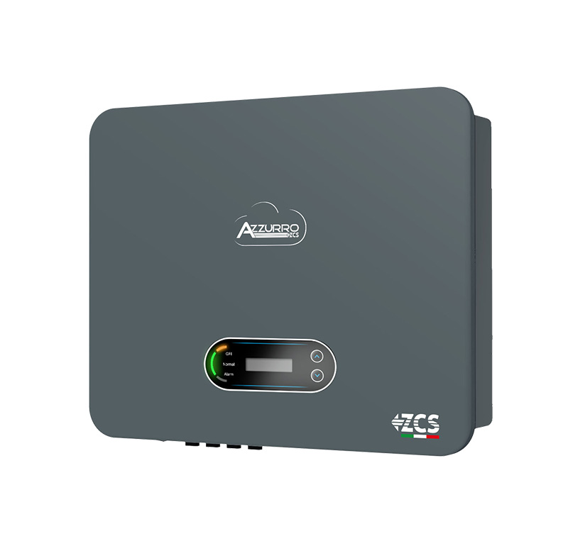 ZCS Azzurro - Inverter - Zucchetti centro sistemi - AZZURRO 3PH 60KTL-V3 - Potenza AC 60kW - 6 MPPT indipendenti - IP65 - Dimensioni 687x561x275mm - Peso 50kg