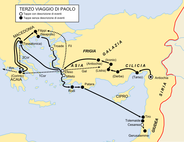 The Missionary Journeys of Paul and the Spread of Christianity