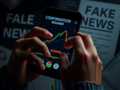 두 손으로 스마트폰을 들고 있는 모습