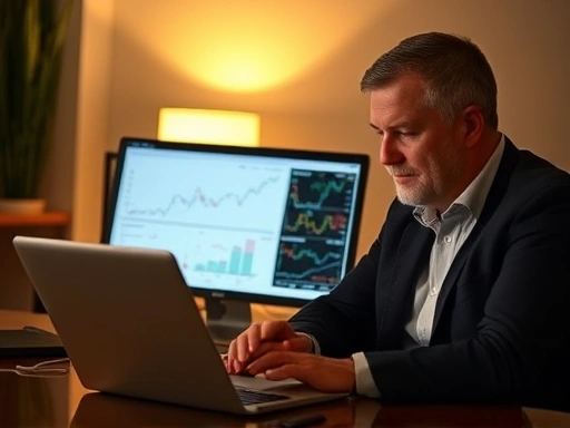 두 명의 사람이 노트북을 보며 진지하게 대화하고 있는 모습