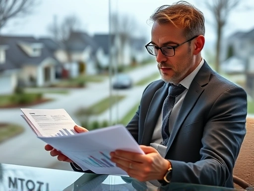 물가 상승의 압력 속에서 차분하게 자산을 분석하는 투자자의 모습