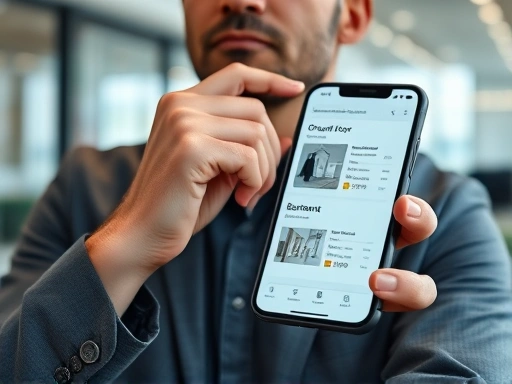 상가 투자 결정의 중요한 순간을 강조하는 클로즈업 이미지