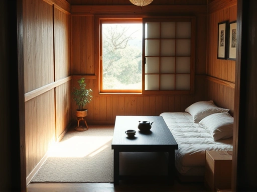 한옥 내부의 객실 모습