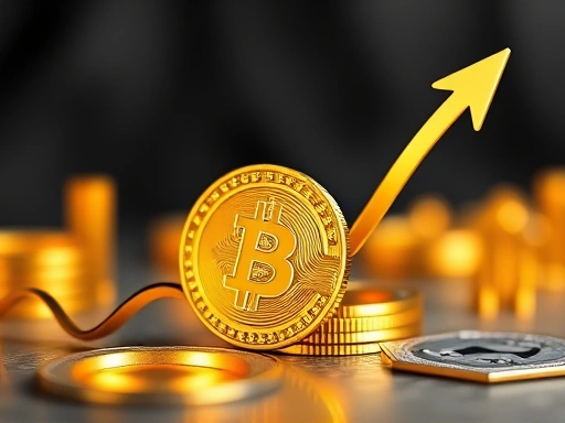 BNB 코인의 투자 가치를 상징적으로 보여주는 이미지