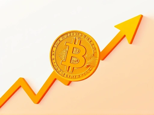 비트코인 로고와 그래프가 결합된 이미지