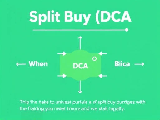 분할 매수(DCA) 전략을 설명하는 이미지