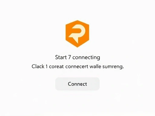 메타마스크 지갑 연결 과정을 보여주는 클로즈업 이미지