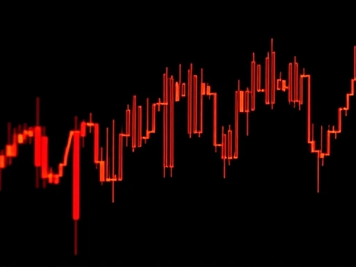 클로즈업된 하이킨아시 캔들 패턴 이미지