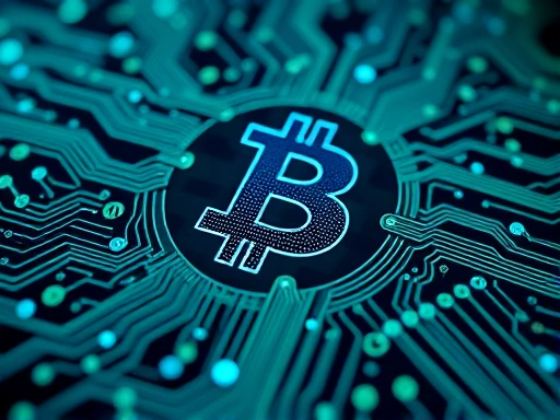 디지털 화폐의 개념을 시각적으로 보여주는 이미지