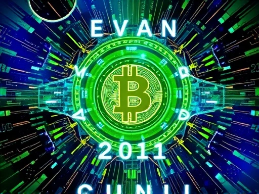 다채로운 색상과 복잡한 패턴으로 이루어진 추상적인 암호화폐 디지털 아트가 특징입니다.