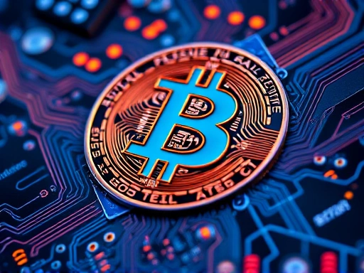 GBTC ETF 전환에 대한 콘셉트를 시각적으로 보여주는 클로즈업 이미지