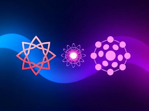 코스모스(Cosmos)와 폴카닷(Polkadot) 로고가 나란히 배치된 이미지