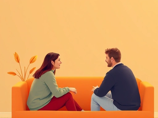 따뜻한 색감과 가족 이미지