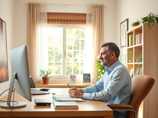 연금 전문가가 개인연금과 퇴직연금의 세금 혜택을 비교 분석하여 개인의 재정 상황에 맞는 최적의 연금 플랜을 제시하는 장면