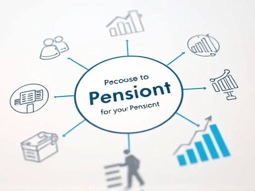 연금 상품 선택의 중요 요소를 시각적으로 보여주는 이미지